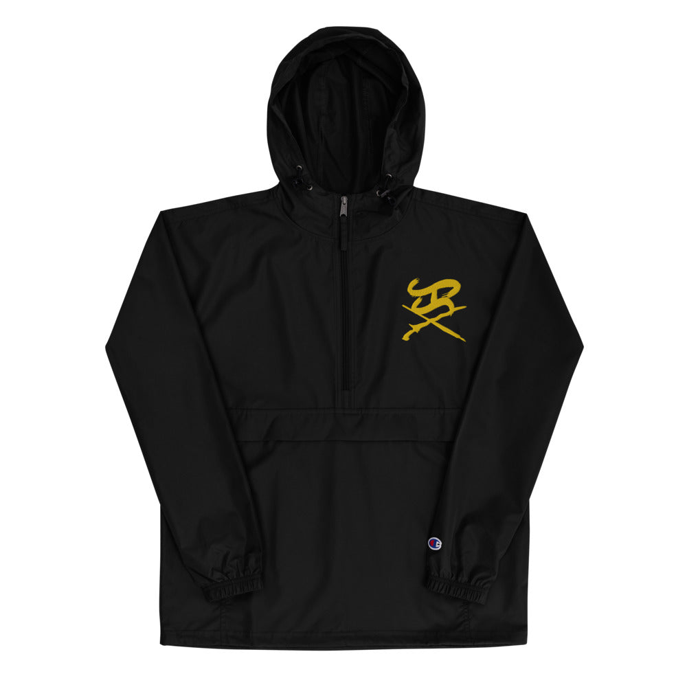 Black and white deals champion windbreaker