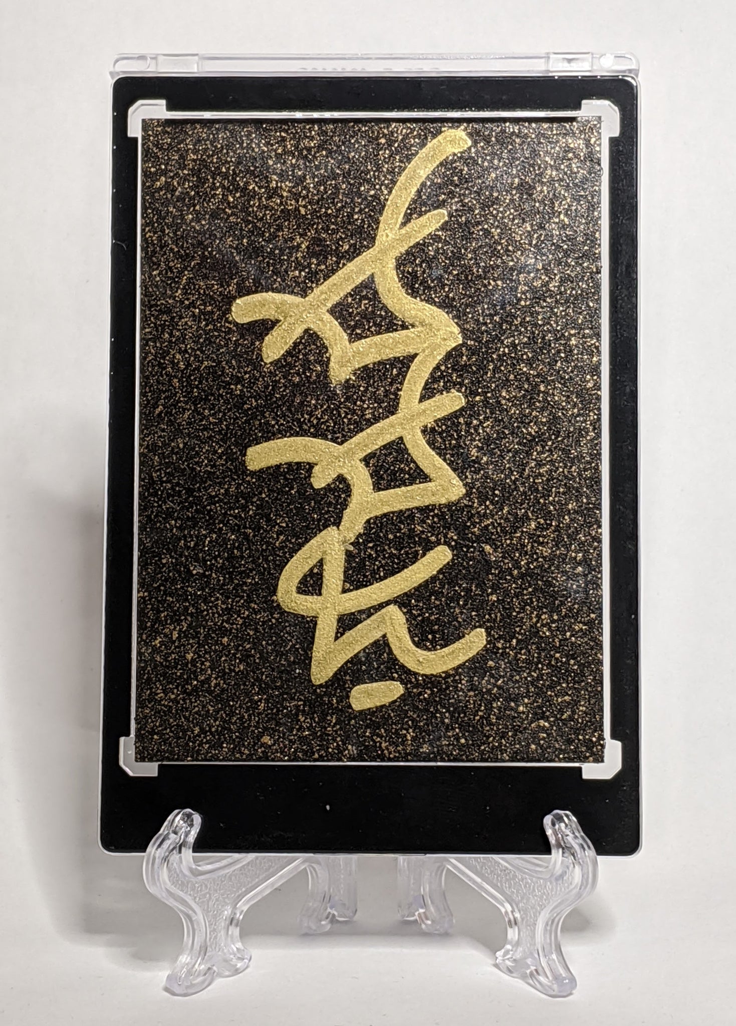 Custom black and gold cards