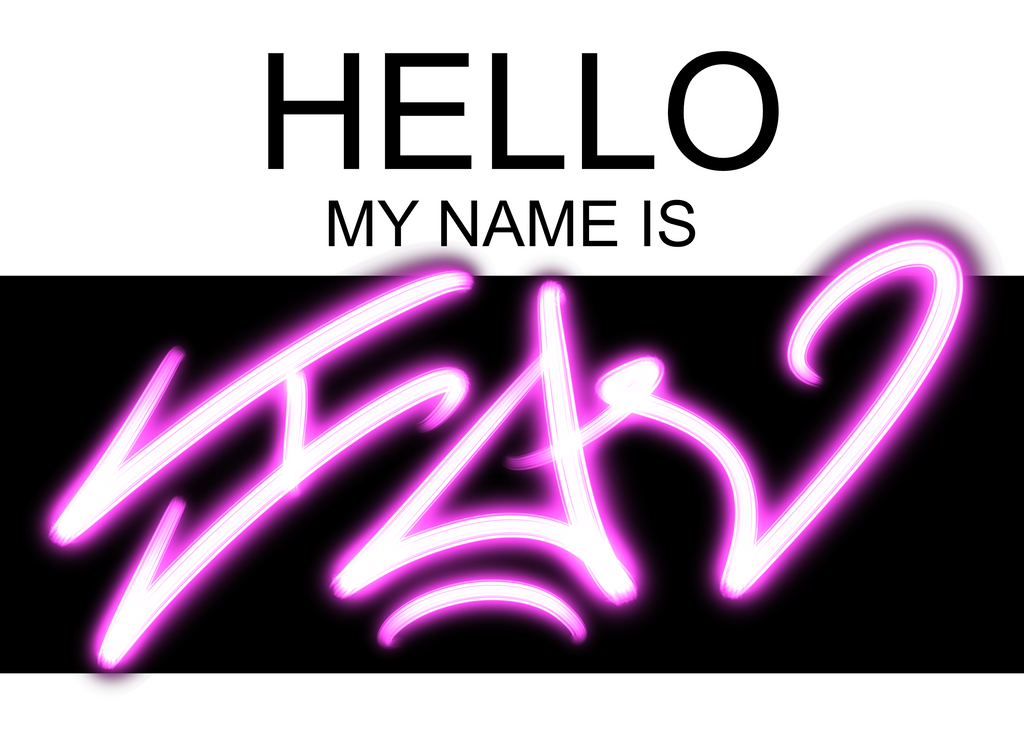 Hello my name is sticker (digital)